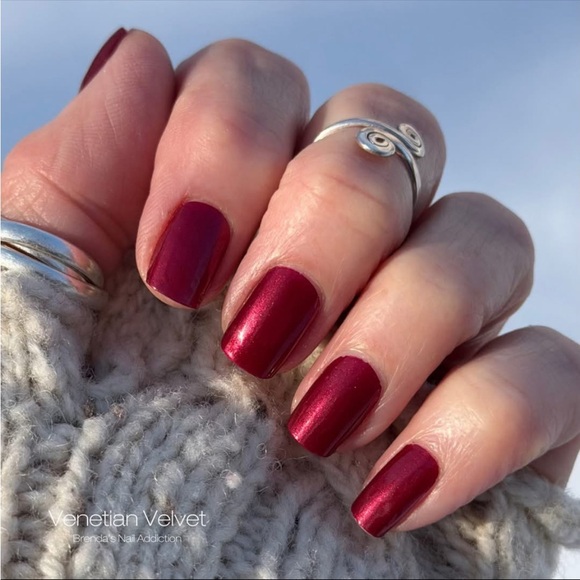 Color Street Other - *Retired* Color Street: Venetian Velvet | Scarlet Red Fall Winter Classic Preppy